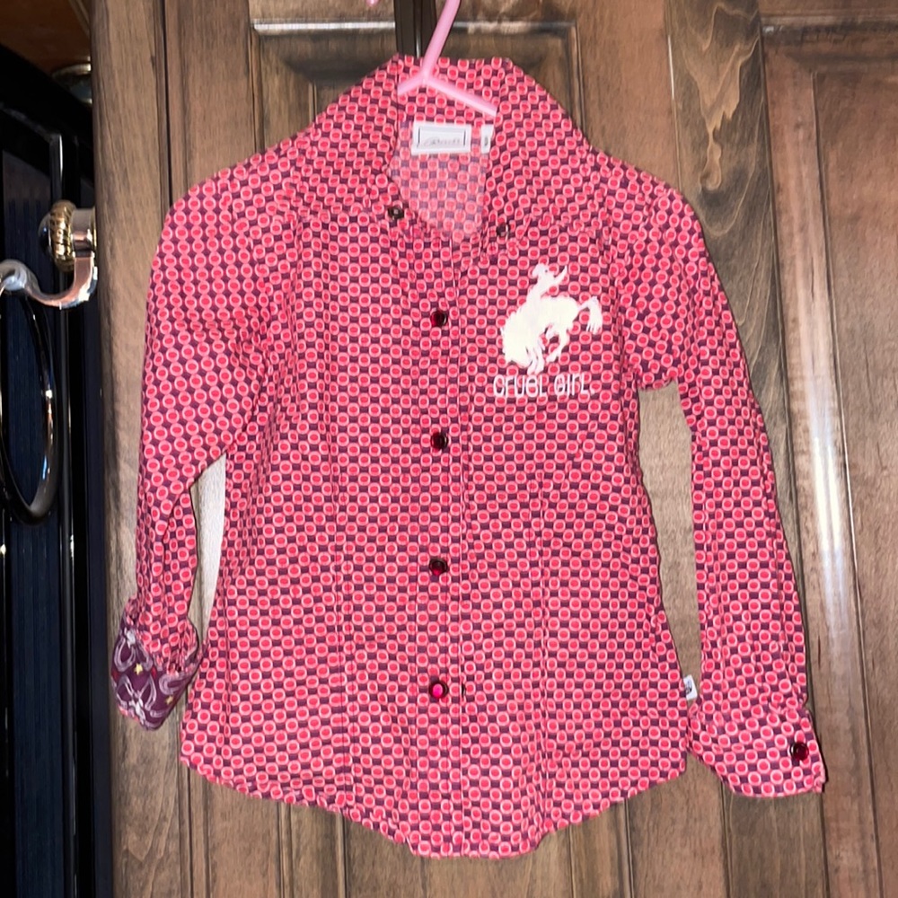 Cruel Girl 3T Western shirt